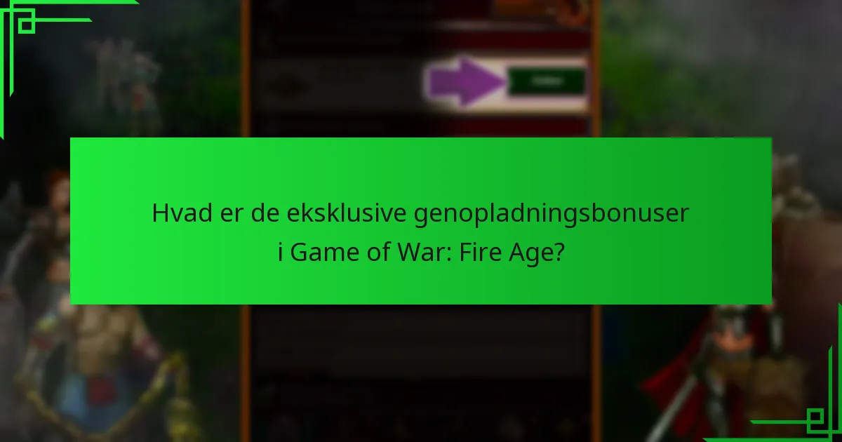 Hvordan kan spillere få adgang til eksklusive genopladningsbonuser?