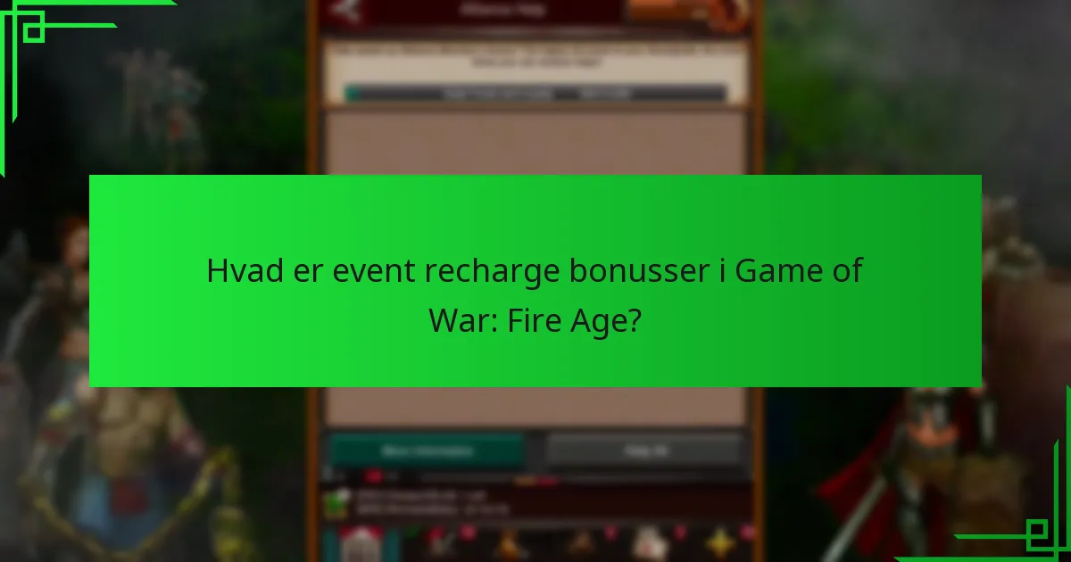 Hvilke event recharge bonusser tilbyder den bedste værdi?