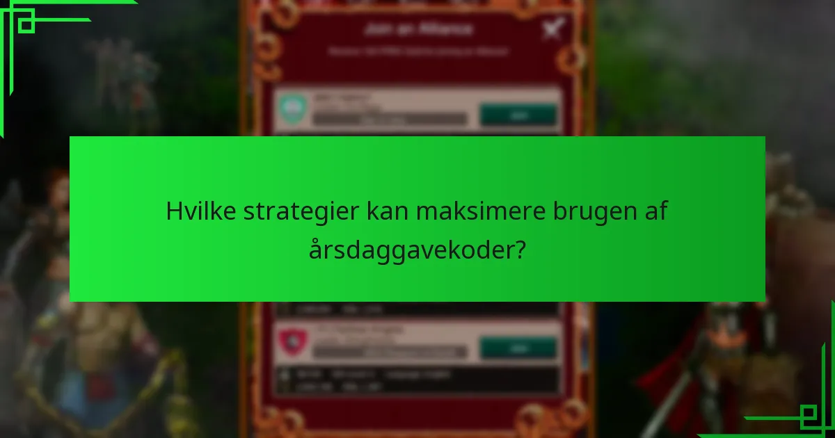 Hvilke fordele giver årsdaggavekoder?